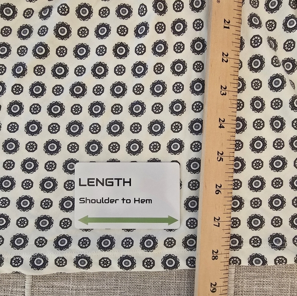 Land's End 1X Modal Blend Jersey Front Tie Top - Picture 8 of 9